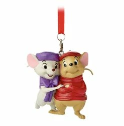 Disney Figural Christmas Ornament - Bernard And Bianca - Rescuers