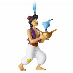 Disney Figure Ornament - Aladdin And Genie Lamp