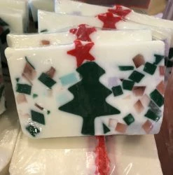 Disney Basin Fresh Cut Soap - Holiday - Christmas Tree With Star