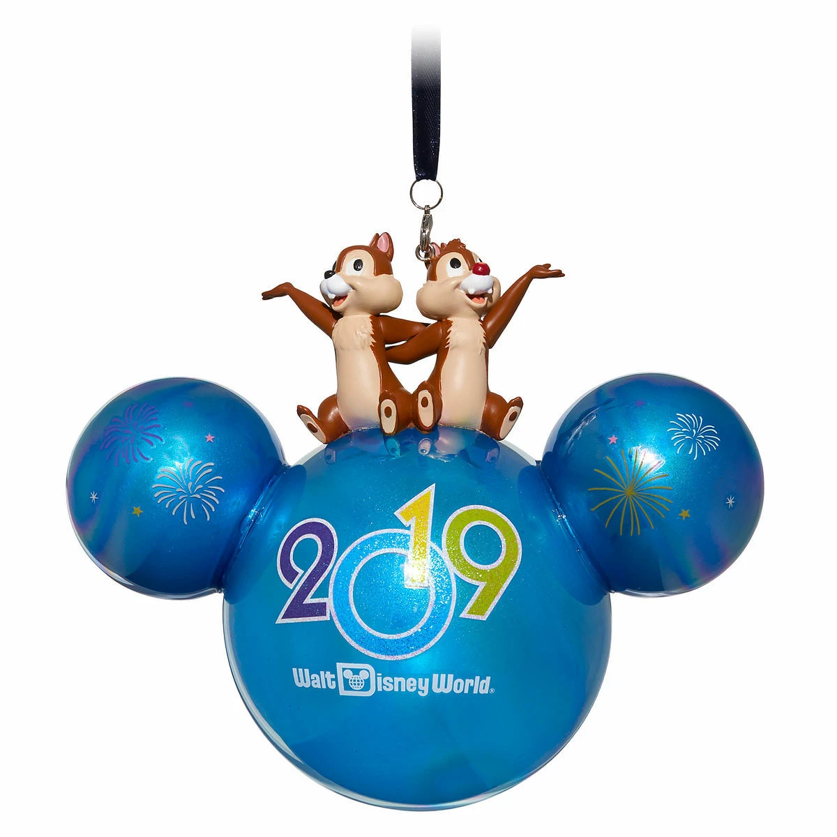 Disney Mickey Ears Icon Ornament - 2019 Dated - Chip N Dale 1 Disney Mickey Ears Icon Ornament - 2019 Dated - Chip N Dale
