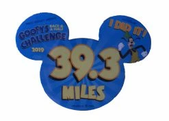 Disney Auto Magnet - 2019 Goofy Challenge Marathon - 39.3 Miles