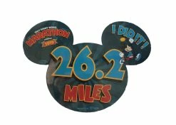 Disney Auto Magnet - 2019 Marathon - 26.2 Miles