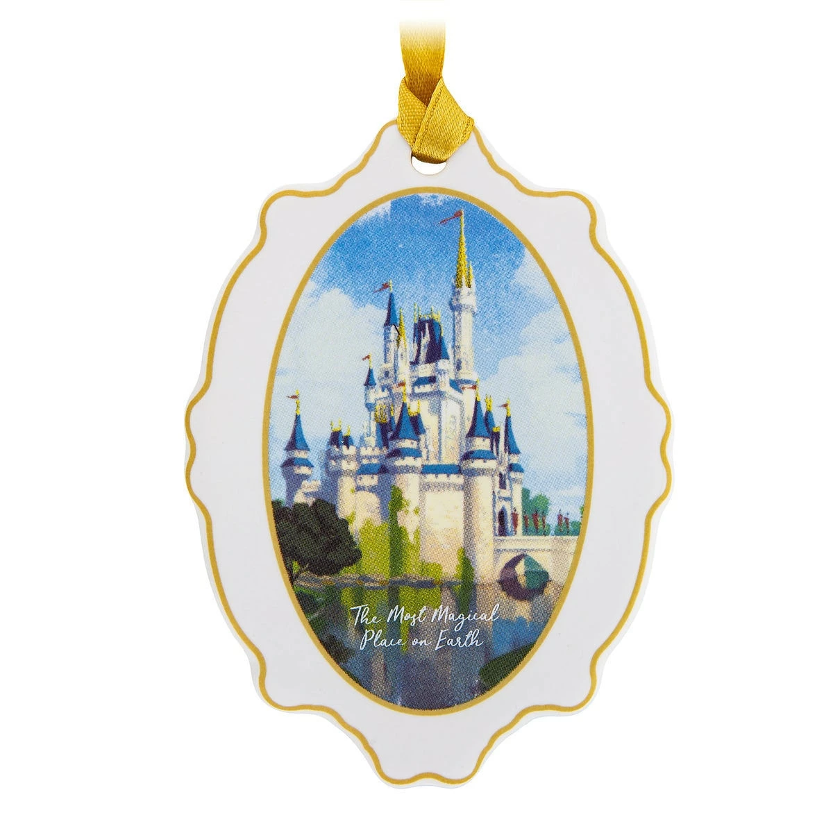 Disney Disc Ornament - Most Magical Place On Earth 1 Disney Disc Ornament - Most Magical Place On Earth