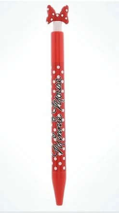 Disney Autograph Pen - Minnie Mouse Dot With Bow