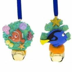 Disney Christmas Ornament Set - Nemo And Dory Bells