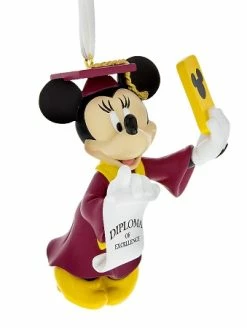Disney Christmas Ornament - Graduation - Minnie Mouse Selfie