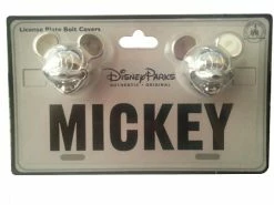 Disney License Plate Bolt Covers - Mickey Mouse