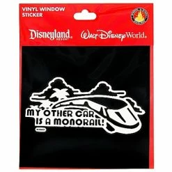 Disney Window Decal - My Other Car Is A Monorail