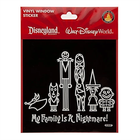 Disney Window Decal - The Nightmare Before Christmas 1 Disney Window Decal - The Nightmare Before Christmas