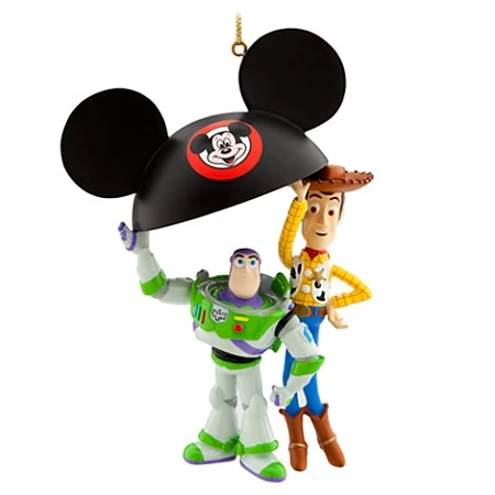 Disney Christmas Ornament - Toy Story - Buzz And Woody Ear Hat 1 Disney Christmas Ornament - Toy Story - Buzz And Woody Ear Hat