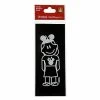 Disney Window Decal - Girl With Mickey Mouse Ear Hat