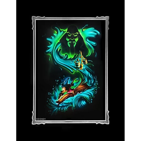 Disney Art Print - Sorcerer Mickey Mouse - Waves Of Magic 1 Disney Art Print - Sorcerer Mickey Mouse - Waves Of Magic