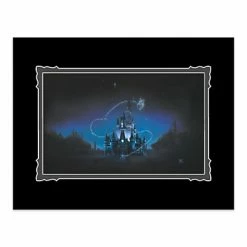 Disney Art Print - Cinderella Castle - 40 Magical Years