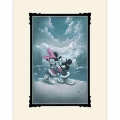Disney Art Print - Mickey And Minnie Mouse - Alaska Adventure