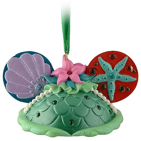 Disney Ears Hat Ornament - Ariel 1 Disney Ears Hat Ornament - Ariel