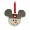 Disney Disc Ornament - Mickey Mouse Icon - Snowman