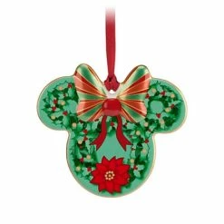 Disney Disc Ornament - Minnie Mouse - Wreath