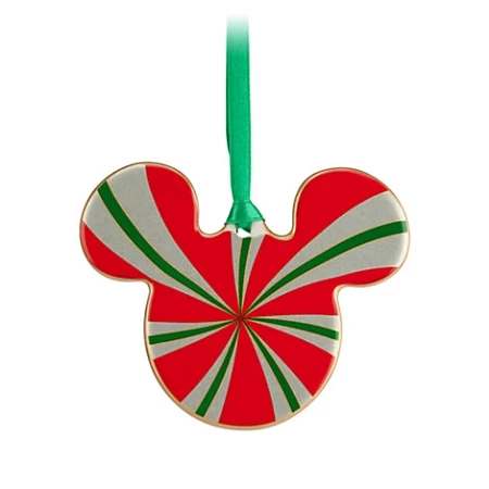Disney Disc Ornament - Mickey Mouse - Peppermint 1 Disney Disc Ornament - Mickey Mouse - Peppermint