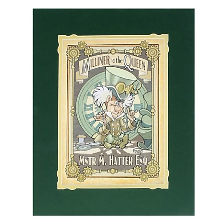 Disney Art Print - Mad Hatter - M. Hatter Milliner To The Queen 1 Disney Art Print - Mad Hatter - M. Hatter Milliner To The Queen