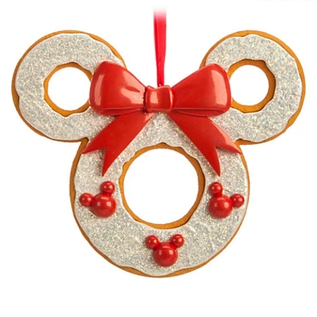 Disney Christmas Ornament - Mickey Mouse Gingerbread Filigree Wreath 1 Disney Christmas Ornament - Mickey Mouse Gingerbread Filigree Wreath