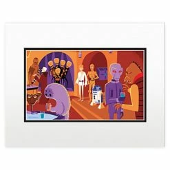 Disney Art Print - Shag Star Wars Cantina - Right Side