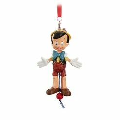 Disney Christmas Ornament - Pinocchio - Articulated Figural