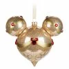 Disney Mickey Ears Christmas Ornament - Mickey Mouse Icon - Champagne