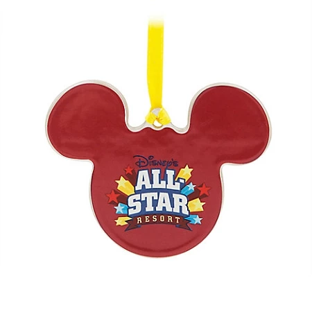 Disney Disc Ornament - Mickey Mouse - All-Star Resort 1 Disney Disc Ornament - Mickey Mouse - All-Star Resort