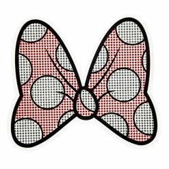 Disney Auto Decal - Minnie Mouse Bow - Transparent