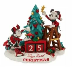 Disney Holiday Countdown Calendar - Mickey & Minnie Decorating