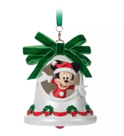 Disney Sketchbook Ornament - Santa Mickey Mouse Bell 1 Disney Sketchbook Ornament - Santa Mickey Mouse Bell