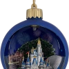 Disney Globe Ornament - Four Parks With Fireworks - Light Up