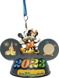 Disney Ear Hat Ornament - 2023 Walt Disney World - Light Up