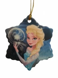 Disney Flat Christmas Ornament - Frozen - Queen Elsa