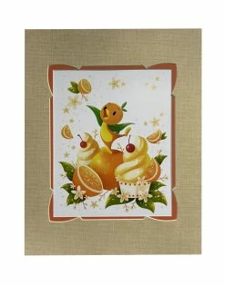 Disney Art Print - Orange Bird - Happy Orange Song