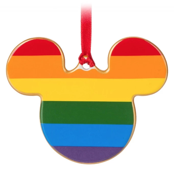 Disney Disc Ornament - Rainbow Mickey Mouse 1 Disney Disc Ornament - Rainbow Mickey Mouse