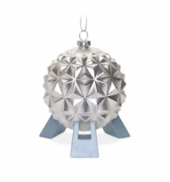 Disney Figurine Ornament - Spaceship Earth - Epcot - Glass