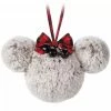 Disney Mickey Ears Icon Ornament - Minnie Mouse Faux Fur
