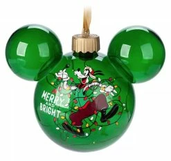 Disney Mickey Ears Icon Ornament - Goofy Light-Up - Merry And Bright