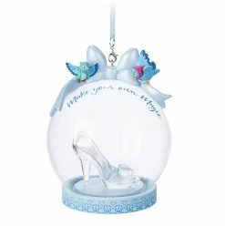 Disney Globe Ornament - Cinderella Glass Slipper - Make Your Own Magic