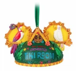 Disney Ears Hat Ornament - Enchanted Tiki Room