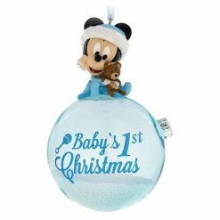 Disney Christmas Ornament - Baby's 1st Christmas - Mickey Mouse