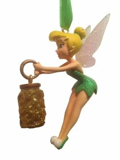 Disney Christmas Ornament - Tinker Bell With Pixie Dust Bottle