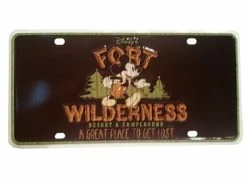 Disney License Plate - Fort Wilderness Resort & Campground