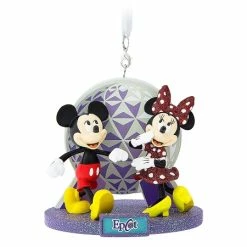 Disney Christmas Ornament - Epcot - Mickey And Minnie