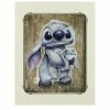 Disney Wilson Art Print - Toad Hug - Stitch And Toad