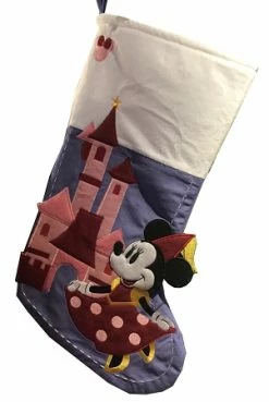 Disney Christmas Stocking - Minnie Mouse And Castle