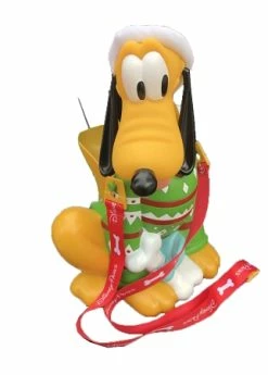 Disney Popcorn Bucket - Santa Pluto - Green Ugly Sweater