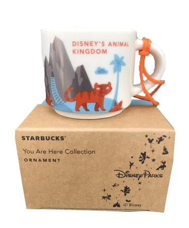 Disney Ornament - Starbucks Mug - Animal Kingdom #2 1 Disney Ornament - Starbucks Mug - Animal Kingdom #2