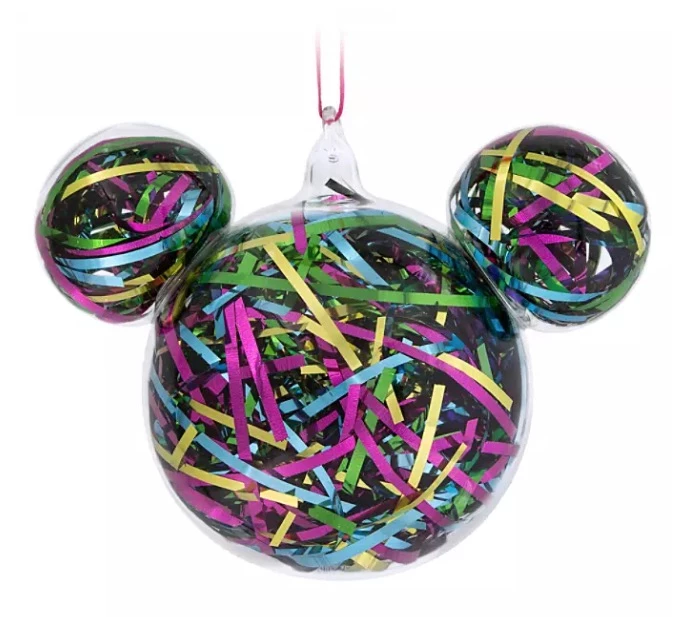 Disney Mickey Ears Icon Ornament - Mickey Mouse Icon Ribbon 1 Disney Mickey Ears Icon Ornament - Mickey Mouse Icon Ribbon